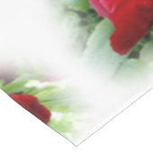 Hellrote Panik Tischdecke (Schrägansicht)