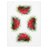 Hellrote Panik Tischdecke (Vorderseite)