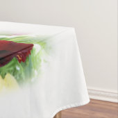 Hellrote Panik Tischdecke (Beispiel)