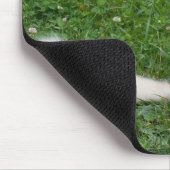 Hellrote Schönheit Mousepad (Ecke)