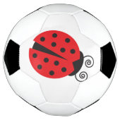 Hellroter Cartoon Ladybug Fußball (Gedreht)