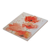 Hellroter Pfeffer Blume Fliese (Seite)