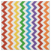 Hellroter Regenbogen-Zickzack Stoff (Muster)