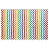 Hellroter Regenbogen-Zickzack Stoff (Fat Quarter (45,7 x 55,9 cm))