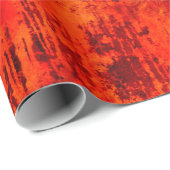 Hellroter, schmutziger, schwarzer Hintergrund. Hal Geschenkpapier (Rolleneckpunkt)