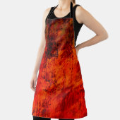 Hellroter, schmutziger, schwarzer Hintergrund. Hal Schürze (InSitu)