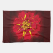 hellrotes Geländer Geschirrtuch (Horizontal)