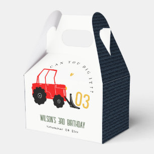 Hellrotes Gelbgrab Kinder jeden Geburtstag Geschenkschachtel