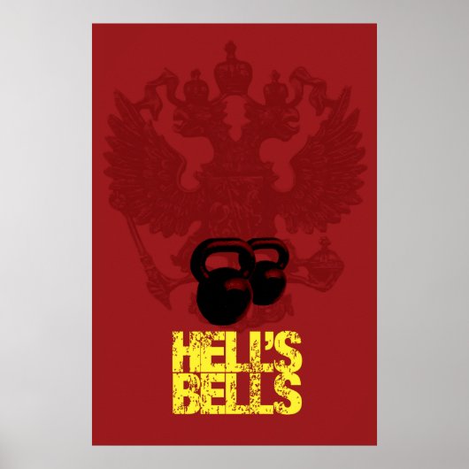 Hell's Bells - Kettlebell Poster (Vorne)