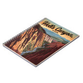 Hells Canyon Idaho Vintag Notizblock (Linke Seite)