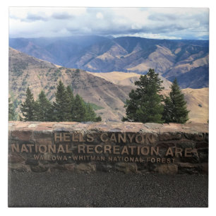 Hells Canyon Landschaftlich Byway, OR Fliese