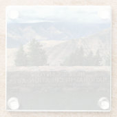 Hells Canyon Landschaftlich Byway, OR Glasuntersetzer (Rückseite)