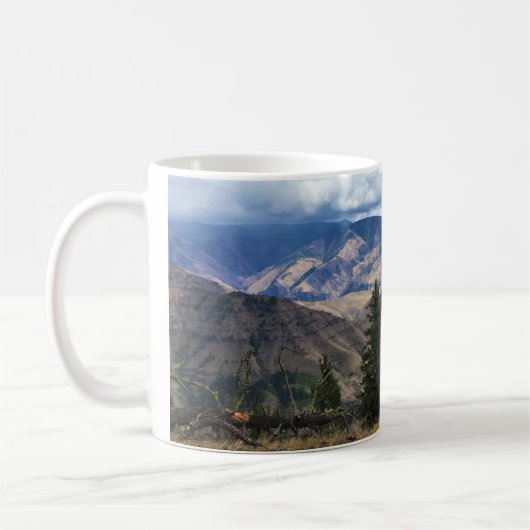 Hells Canyon Landschaftlich Byway, OR Kaffeetasse (Links)