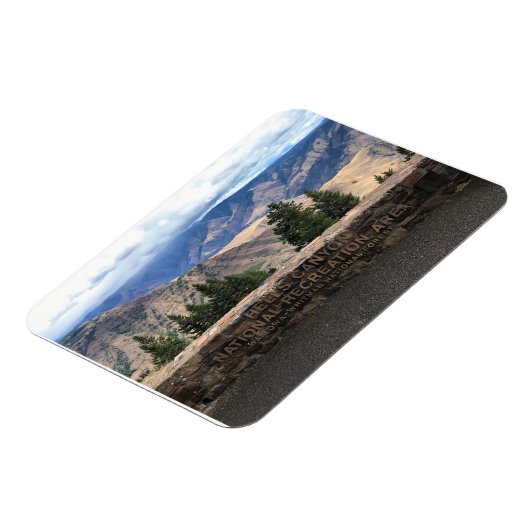 Hells Canyon Landschaftlich Byway, OR Magnet (Linke Seite)