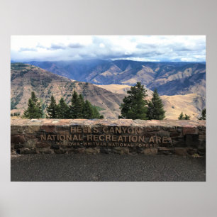 Hells Canyon Landschaftlich Byway, OR Poster