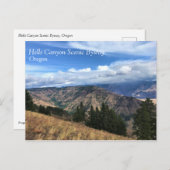 Hells Canyon Landschaftlich Byway, OR Postkarte (Vorne/Hinten)