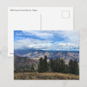 Hells Canyon Landschaftlich Byway, OR Postkarte (Vorne/Hinten)