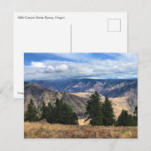 Hells Canyon Landschaftlich Byway, OR Postkarte (Vorne/Hinten)
