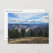 Hells Canyon Landschaftlich Byway, OR Postkarte (Vorne/Hinten)