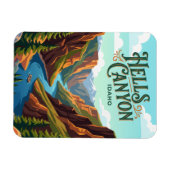 Hells Canyon National Recreation Area USA Magnet (Horizontal)