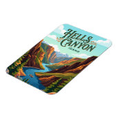 Hells Canyon National Recreation Area USA Magnet (Linke Seite)