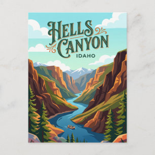 Hells Canyon National Recreation Area USA Postkarte
