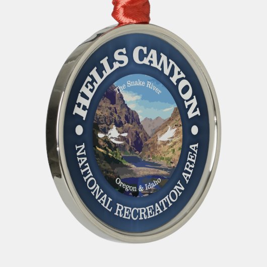 Hells Canyon NRA Ornament Aus Metall (Rechts)