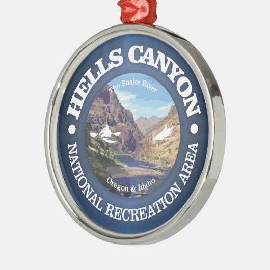 Hells Canyon NRA Ornament Aus Metall (Links)