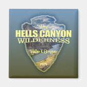 Hells Canyon WA (Pfeilspitzen) Magnet (Vorne)