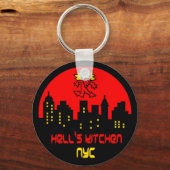 Hell's Kitchen Devil Logo Schlüsselanhänger (Vorderseite)