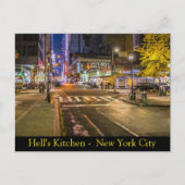 Hell's Kitchen in New York City Postkarte (Vorderseite)