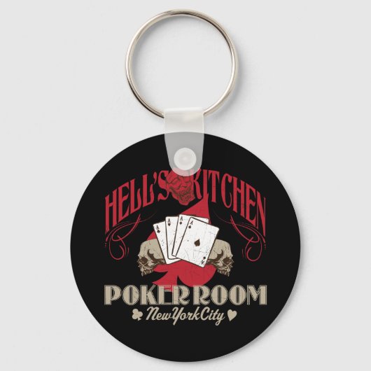 Hells Kitchen Poker Room, New York City Schlüssela Schlüsselanhänger (Vorderseite)
