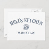 Hell's Kitchen Postkarte (Vorne/Hinten)