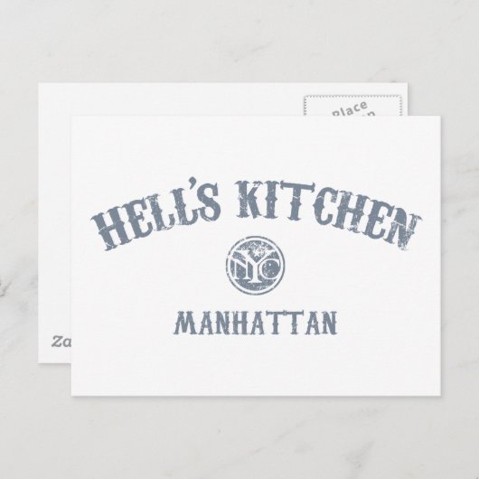Hell's Kitchen Postkarte (Vorne/Hinten)