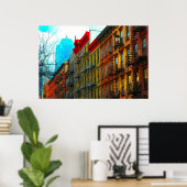 "Hells Kitchen Street" von Urban Gorilla Poster (Heimbüro)