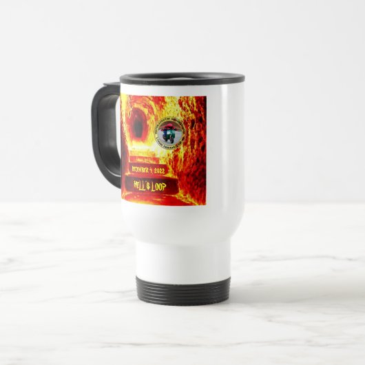 Hell's Loop 2022 Reisecoffee Tasse (Vorderseite Links)