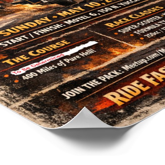 Hell's Loop 2026 Poster (Ecke)