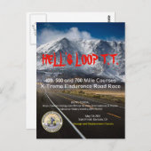 HELL'S LOOP T.T. POSTCARD 2017 POSTKARTE (Vorne/Hinten)