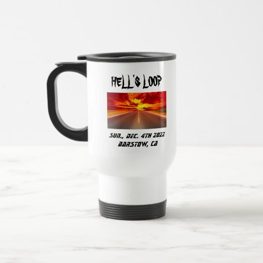 Hell's Loop Traveller Coffee Tasse (Links)