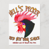 Hell's Pecker GRILLEN Sauce Postkarte (Vorderseite)