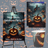 Hells Pumpkin Halloween-Party Serviette