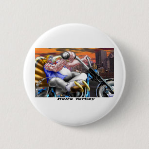 Hells Turkey Funny Erntedank Harley T-Shirts & Gif Button