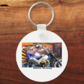 Hells Turkey Funny Erntedank Harley T-Shirts & Gif Schlüsselanhänger (Vorderseite)