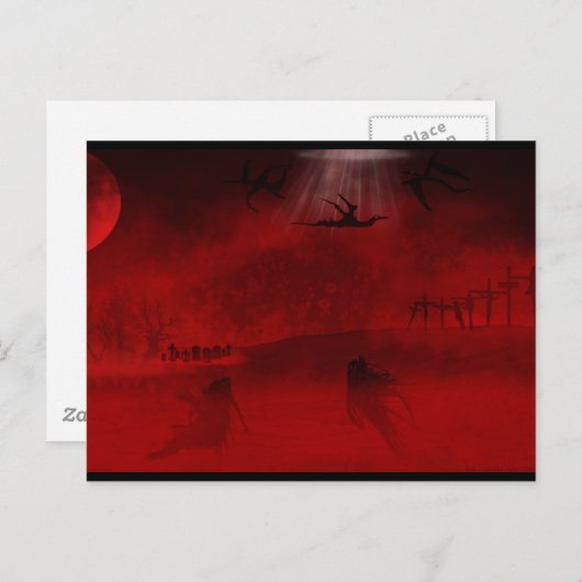 Hell's Wasteland Postkarte (Vorne/Hinten)