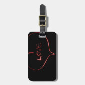 Hellseher Gepäckanhänger (Vorderseite vertikal)