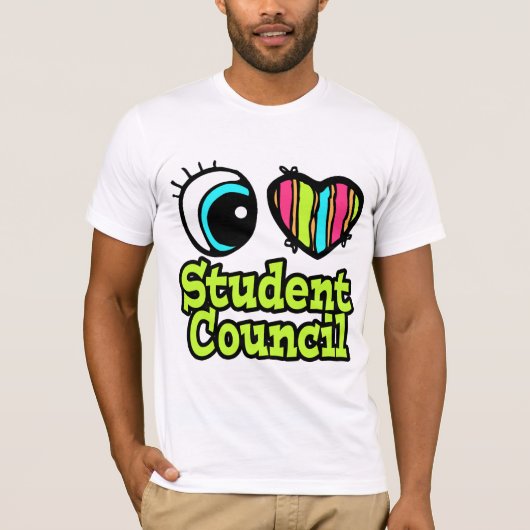 Hellseherherz I Liebe Studentenrat T-Shirt (Vorderseite)