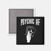 Hellseherisch Af Funny New Age Okkult Tarot Hellse Magnet (Vorderseite/Rückseite)