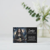 Hellseherisches Tarot-Karten-Geschäft  Visitenkarte (Stehend Vorderseite)