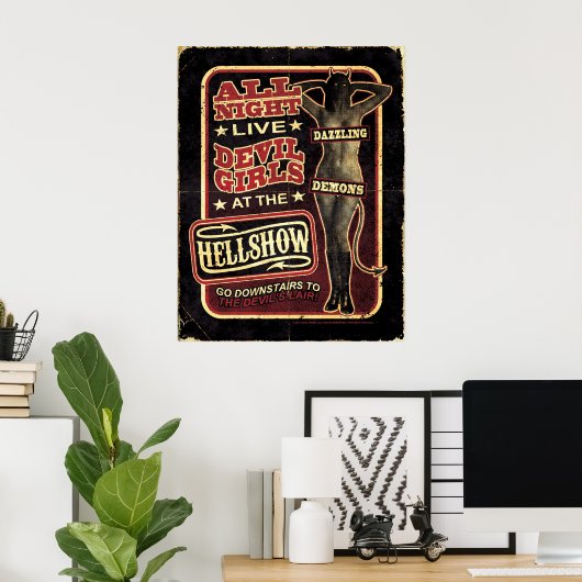 Hellshow Poster (Heimbüro)