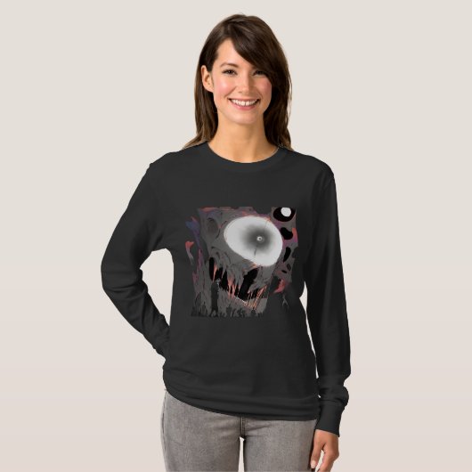 Hellstar Closing Eye Design T - Shirt (Vorne ganz)